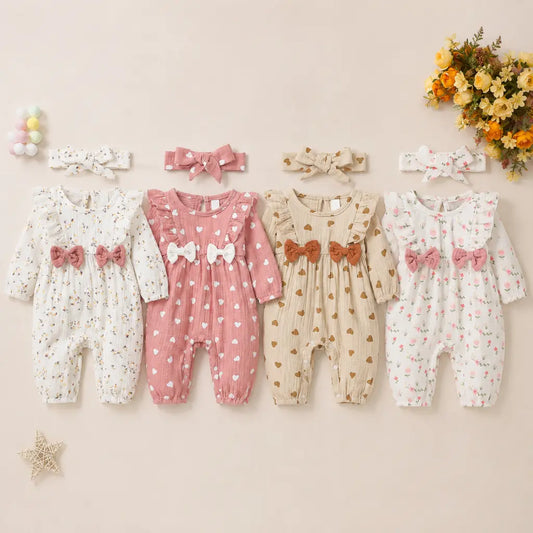 Flora Mädchen Overall aus 100% Baumwolle