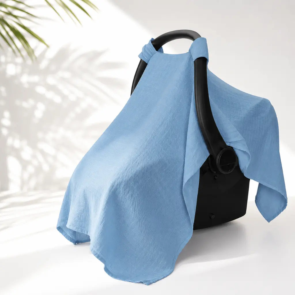 Airy Cover - Atmungsaktiver Babyschalen-Schutz aus 100% Baumwolle