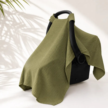 Airy Cover - Atmungsaktiver Babyschalen-Schutz aus 100% Baumwolle