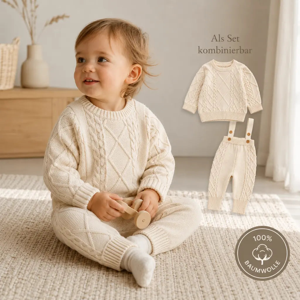 Autumn Knit Sweater aus 100% Baumwolle