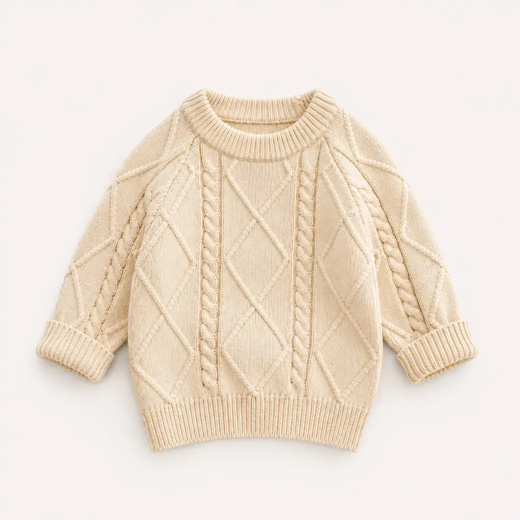 Autumn Knit Sweater aus 100% Baumwolle