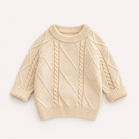 Autumn Knit Sweater aus 100% Baumwolle