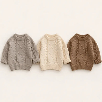 Autumn Knit Sweater aus 100% Baumwolle