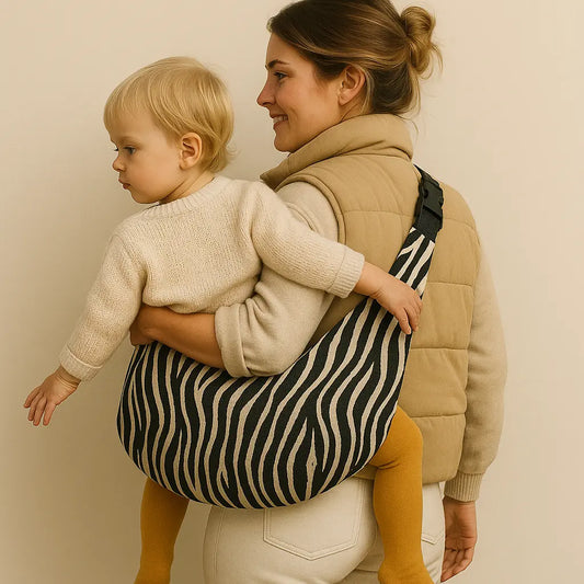 CozyCarry WildStripe - Ergonomische Babytrage