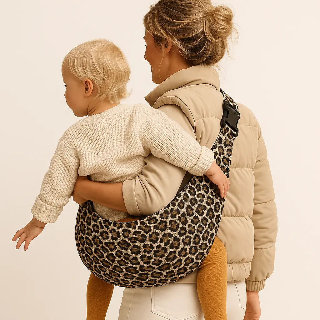 CozyCarry Leopard - Ergonomische Babytrage