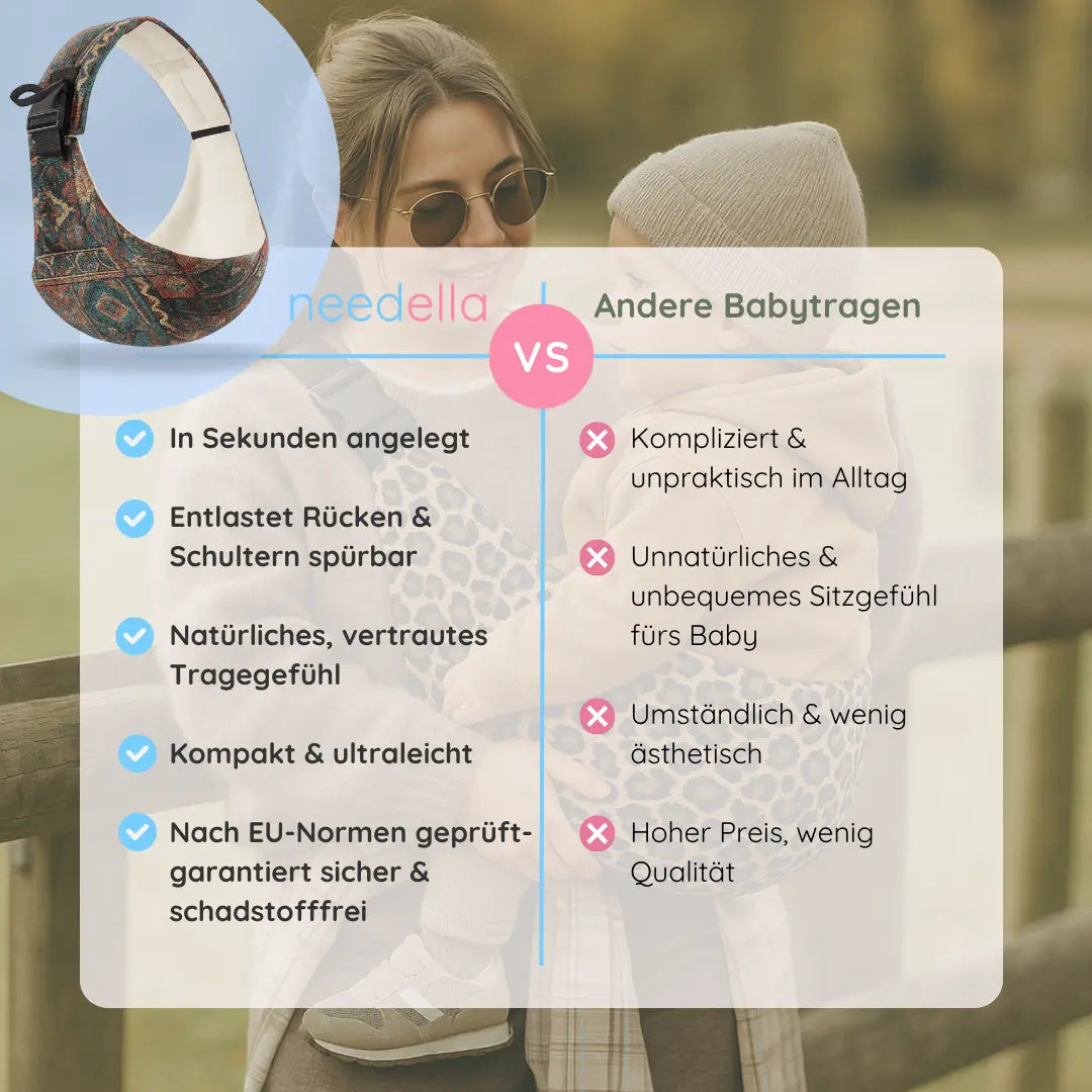 CozyCarry Teddy - Ergonomische Babytrage