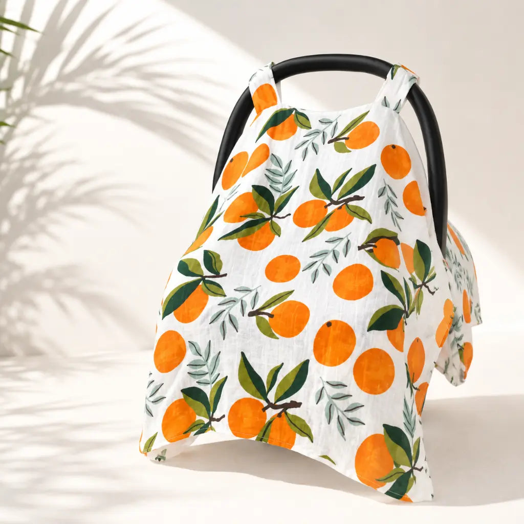 Breeze Cover - Atmungsaktiver Babyschalen-Schutz aus 100% Baumwolle