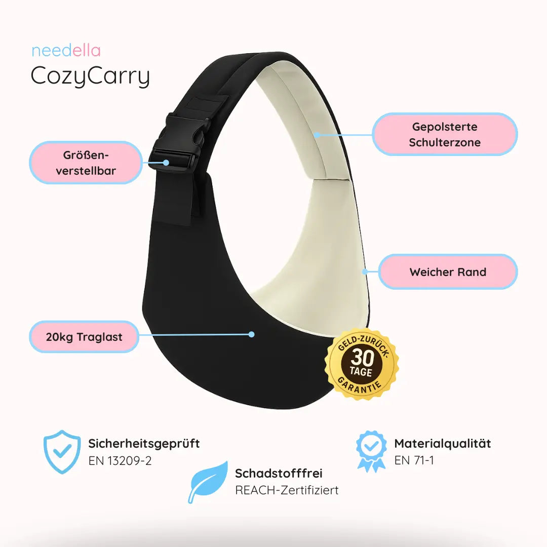 CozyCarry Teddy - Ergonomische Babytrage