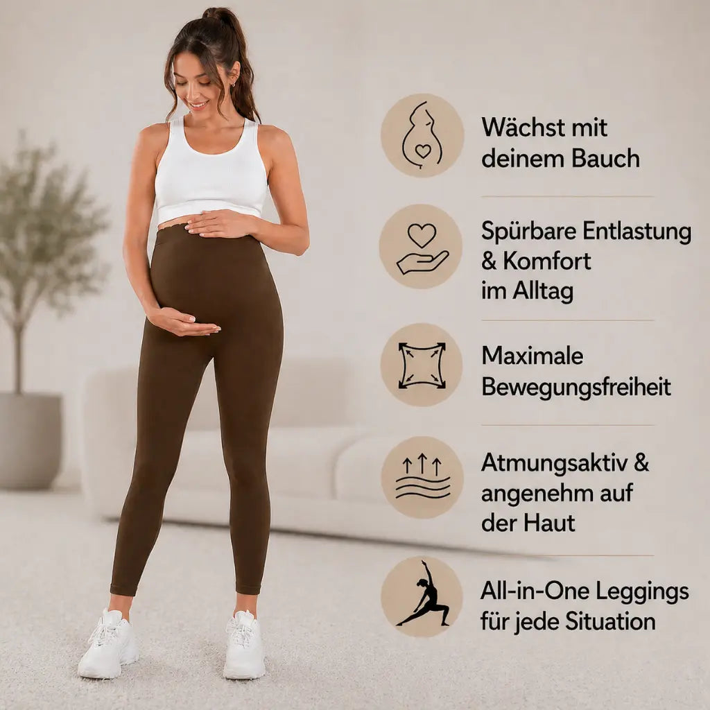 Classic – Bequeme Umstandsleggings für Alltag & Bewegung