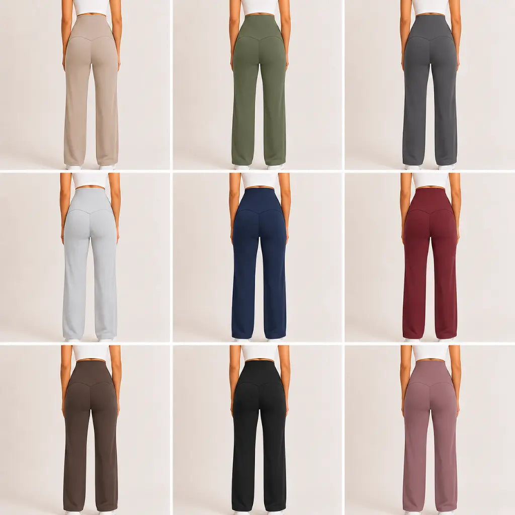 Comfort – Umstandshose mit Bauchstütze & weitem Bein