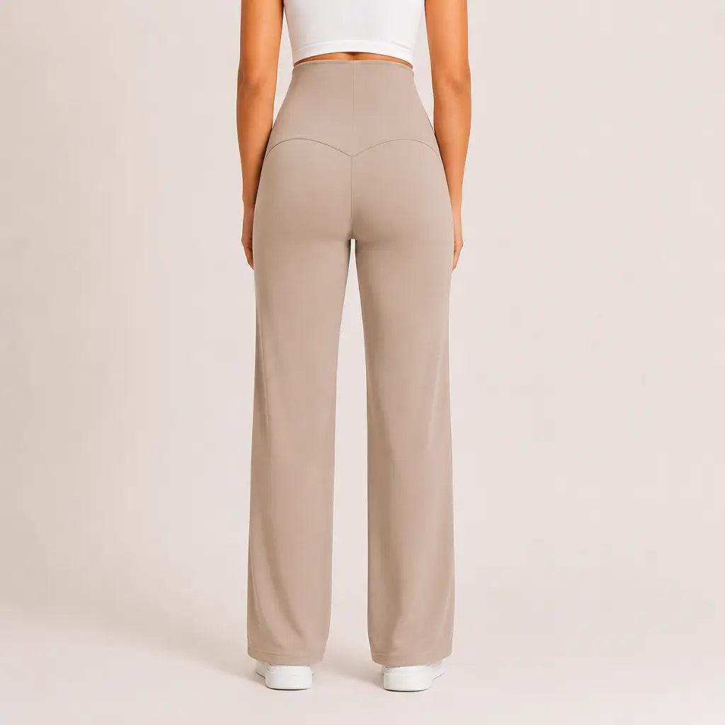 Comfort – Umstandshose mit Bauchstütze & weitem Bein