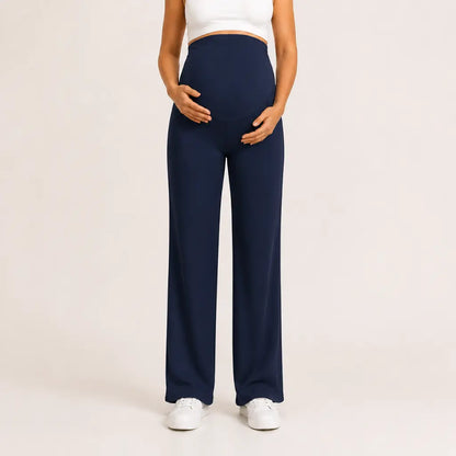 Comfort – Umstandshose mit Bauchstütze & weitem Bein