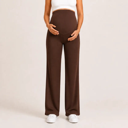 Comfort – Umstandshose mit Bauchstütze & weitem Bein