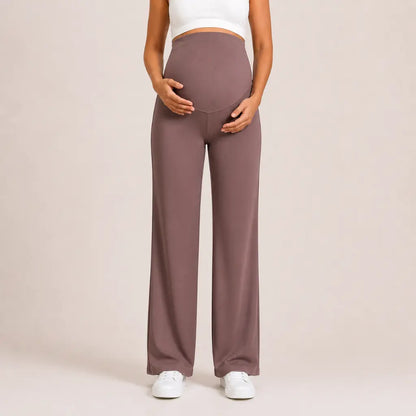 Comfort – Umstandshose mit Bauchstütze & weitem Bein