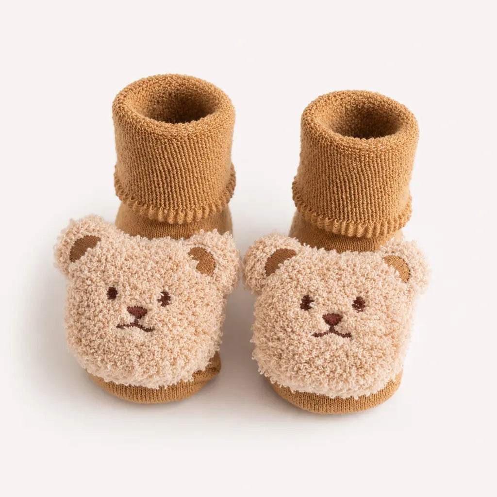 Cubby Socks - Warme Babysocken mit Teddy-Motiv