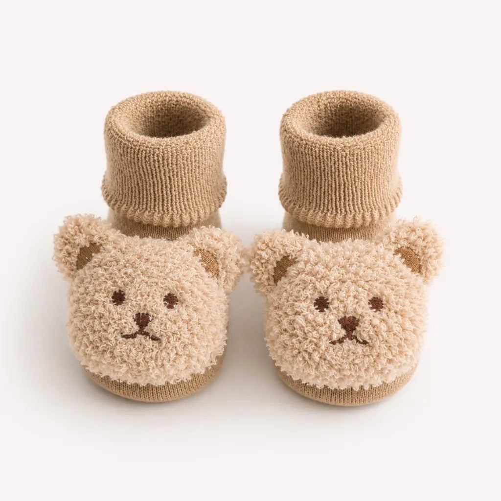 Cubby Socks - Warme Babysocken mit Teddy-Motiv