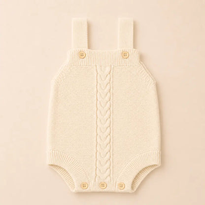 Elio Strampler - Gestrickter Baby Strampler