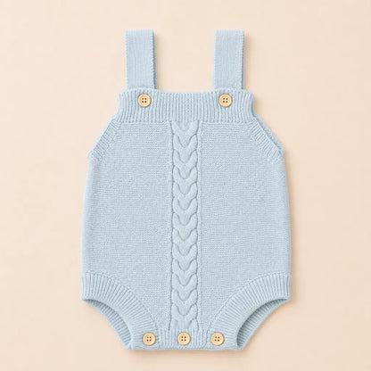 Elio Strampler - Gestrickter Baby Strampler