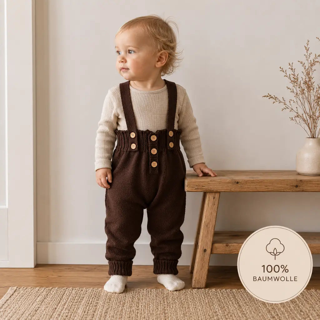Harlow Knit Latzhose aus 100% Baumwolle