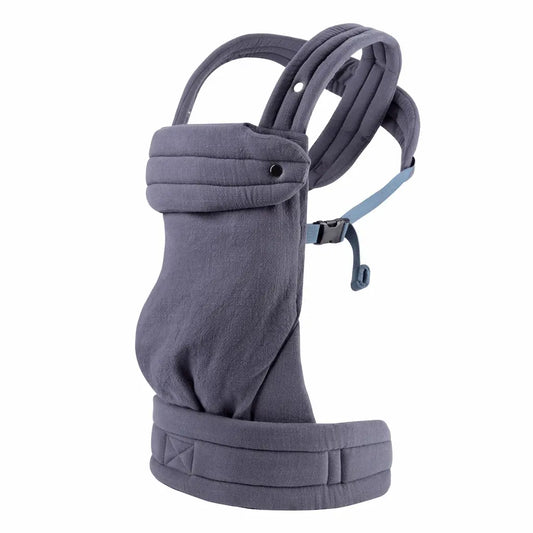 Needella Babytrage Huggle Dunkelblau – Ansicht der ergonomischen Babytrage