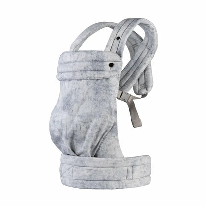 Needella Babytrage Huggle Grau – Ansicht der ergonomischen Babytrage