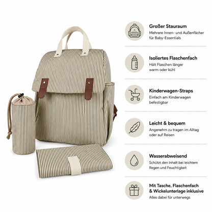 MomiBag Journey - Große Mama Bag für entspannte Tage unterwegs