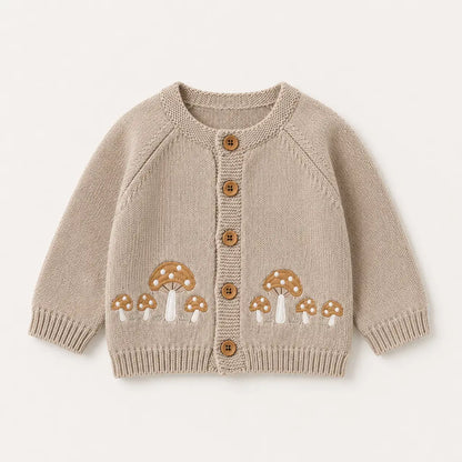Milo Cardigan - Gestrickter Baby Cardigan aus 100% Baumwolle
