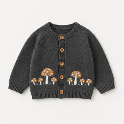Milo Cardigan - Gestrickter Baby Cardigan aus 100% Baumwolle