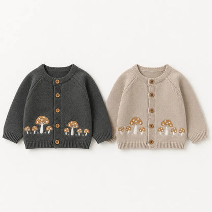 Milo Cardigan - Gestrickter Baby Cardigan aus 100% Baumwolle
