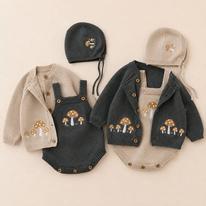 Milo Cardigan - Gestrickter Baby Cardigan aus 100% Baumwolle
