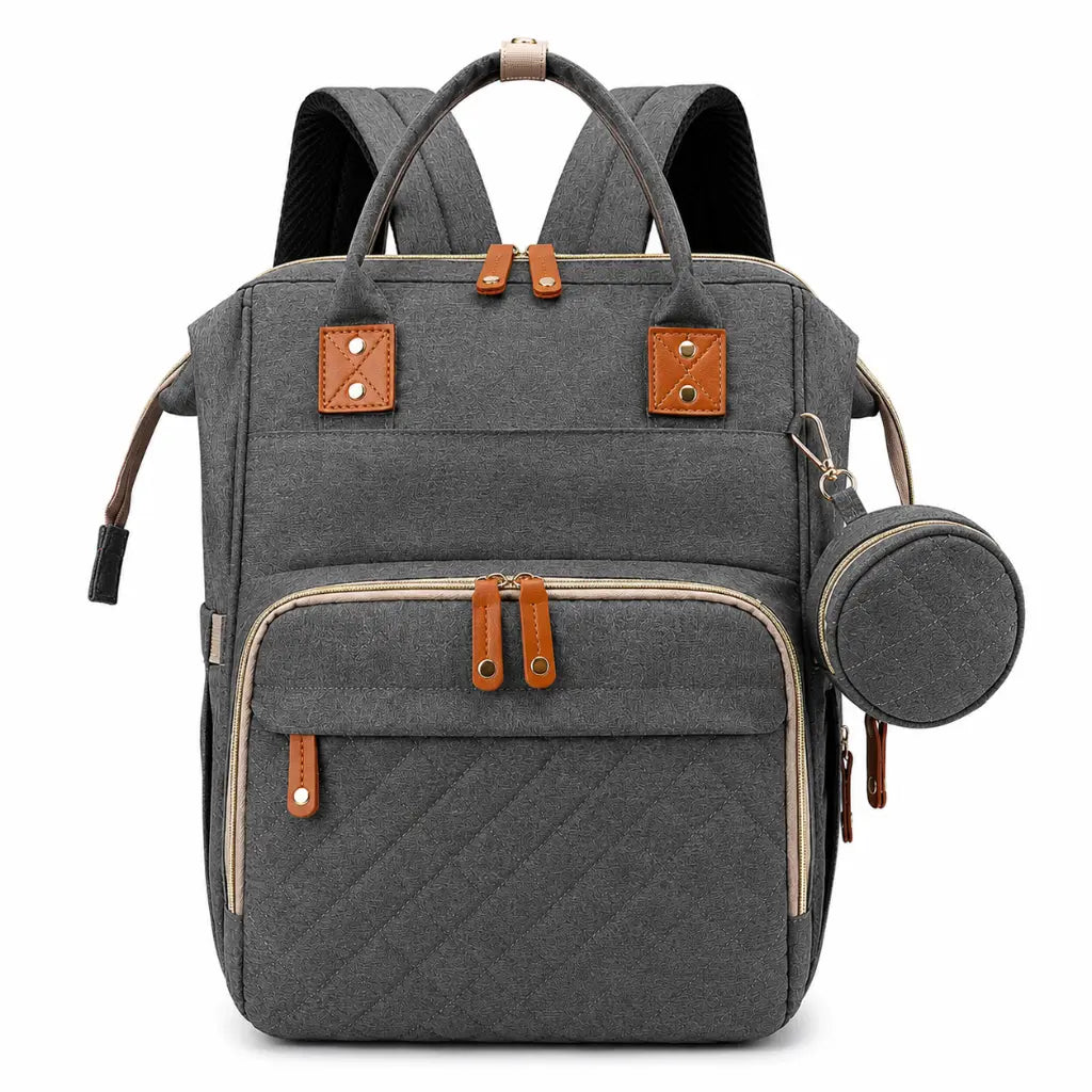 MomiBag Move - Moderner Wickelrucksack für Alltag & Reisen