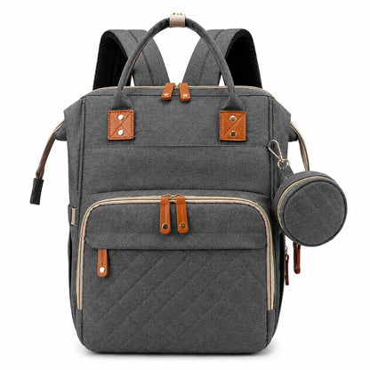 MomiBag Move - Moderner Wickelrucksack für Alltag & Reisen