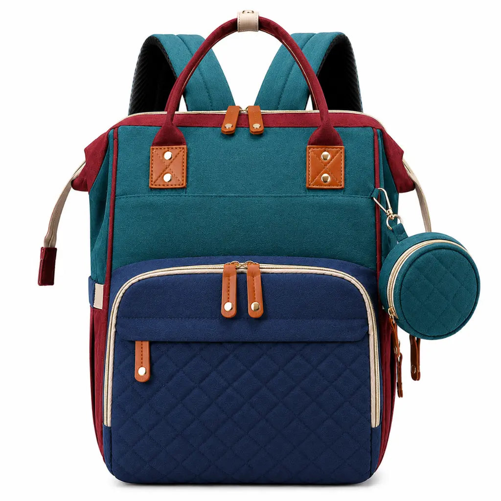 MomiBag Move - Moderner Wickelrucksack für Alltag & Reisen