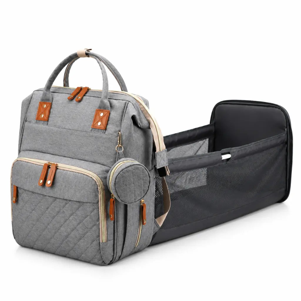 MomiBag Move - Moderner Wickelrucksack für Alltag & Reisen