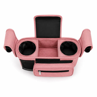 Pocket (gemustert) – Kinderwagen Organizer für unterwegs