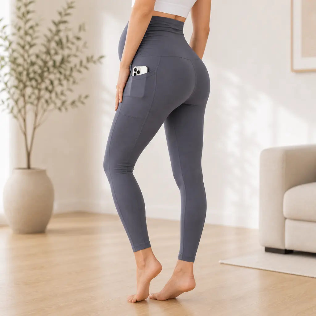 Pure – Umstandsleggings mit Bauchstütze & maximalem Komfort