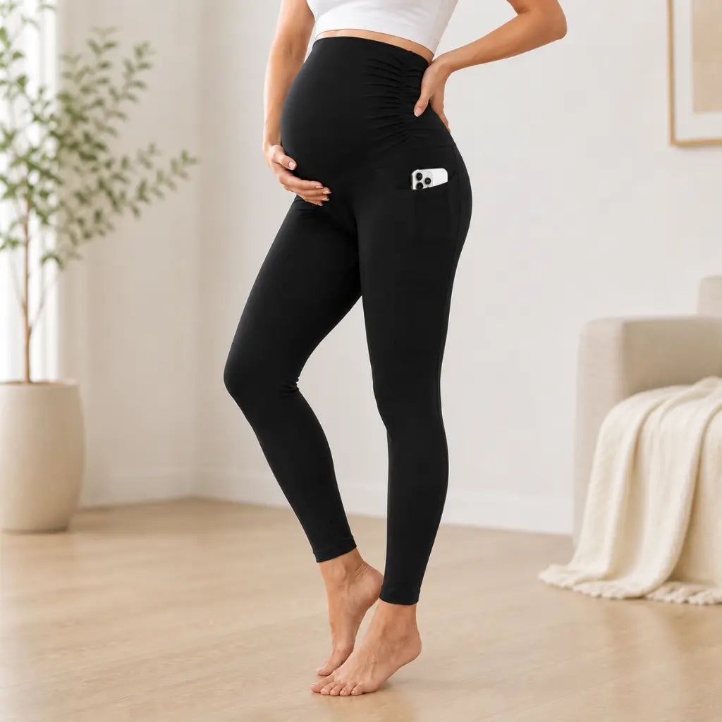 Pure – Umstandsleggings mit Bauchstütze & maximalem Komfort