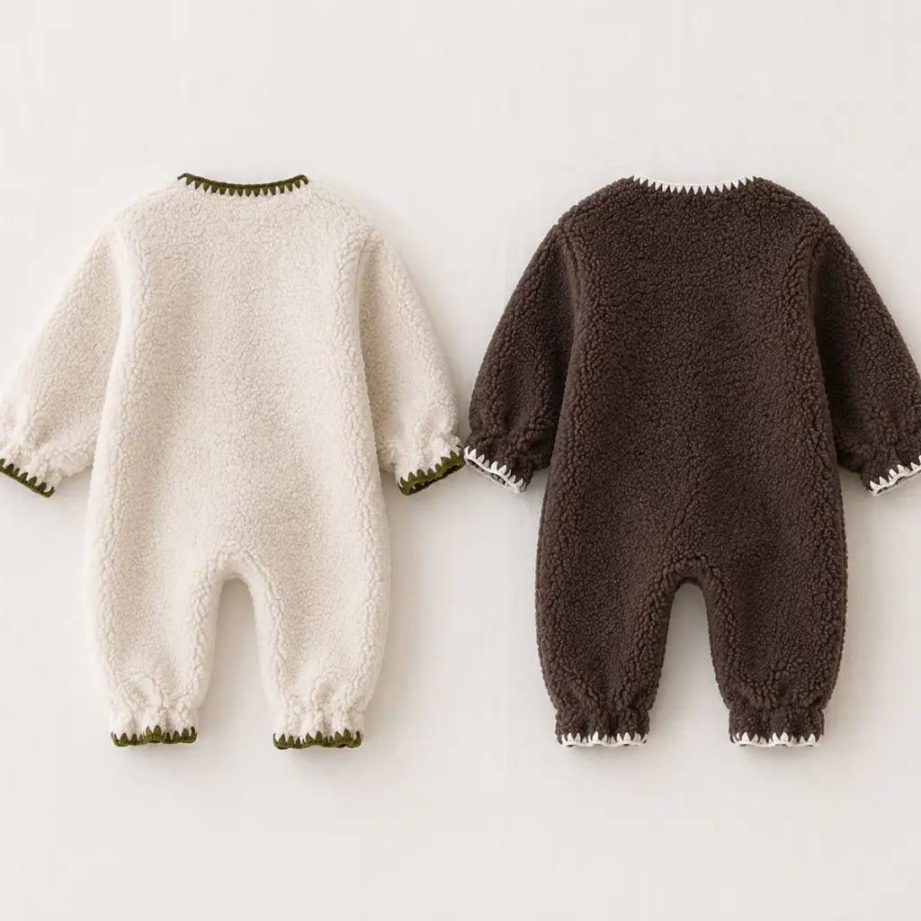 Teddy Overall - Warmer Baby Overall aus Fleece