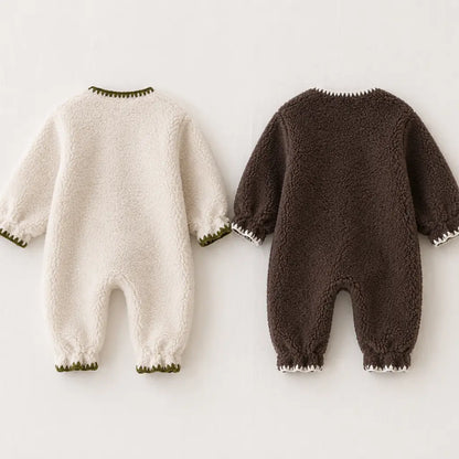 Teddy Overall - Warmer Baby Overall aus Fleece