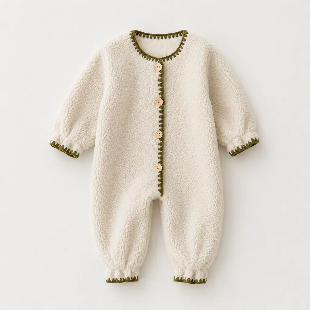 Teddy Overall - Warmer Baby Overall aus Fleece