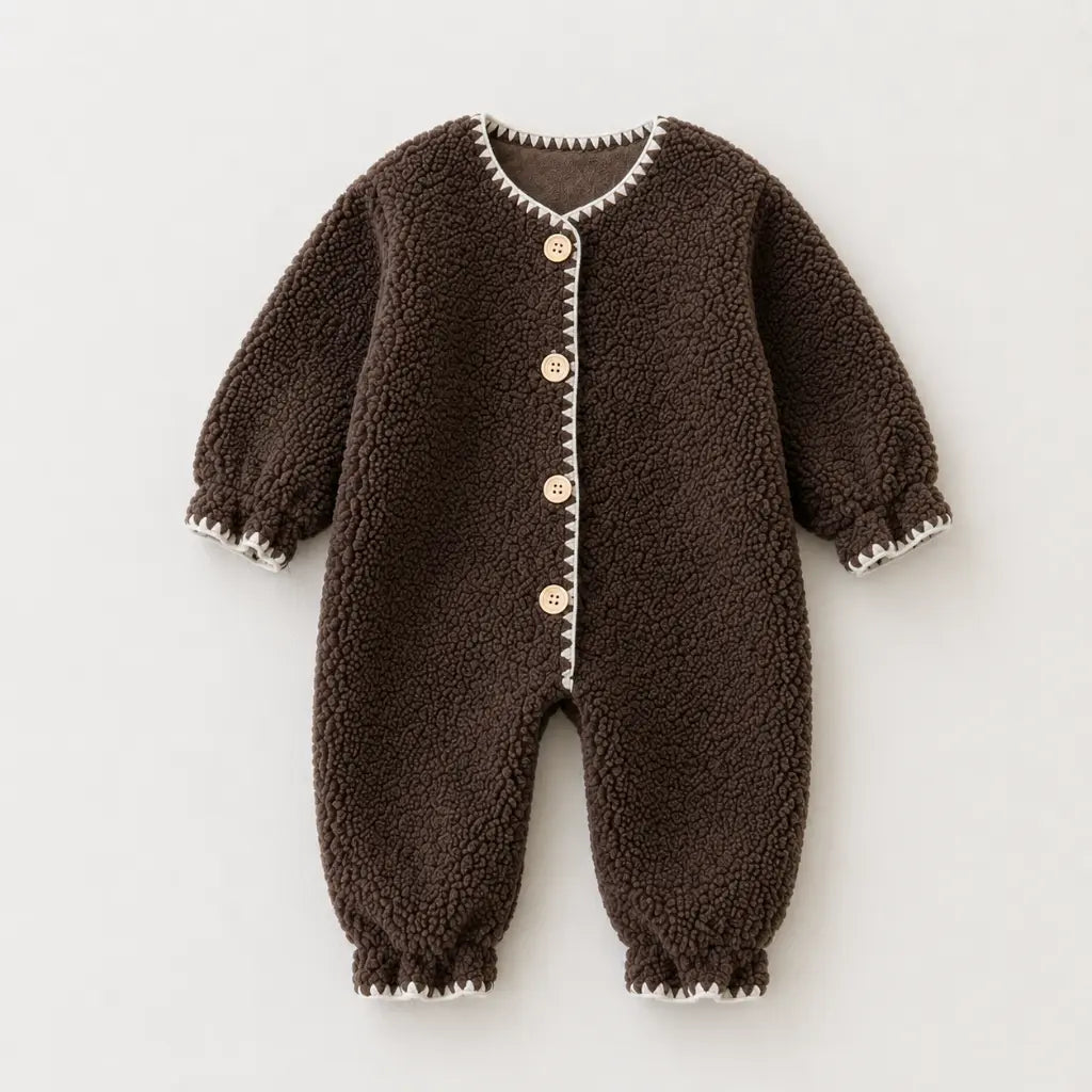 Teddy Overall - Warmer Baby Overall aus Fleece