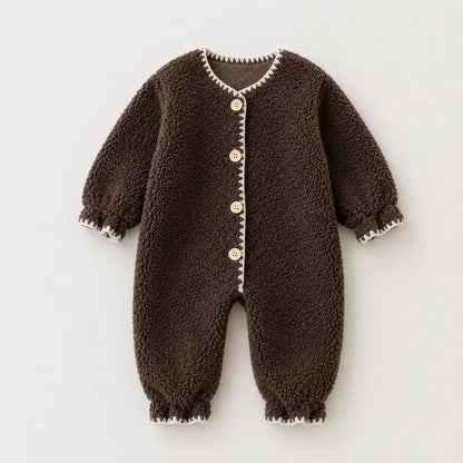 Teddy Overall - Warmer Baby Overall aus Fleece