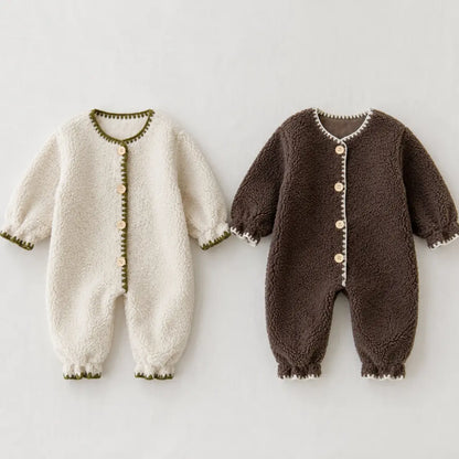 Teddy Overall - Warmer Baby Overall aus Fleece
