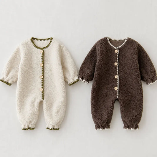 Teddy Overall - Warmer Baby Overall aus Fleece